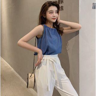 Set: Halter Camisole + Harem Pants