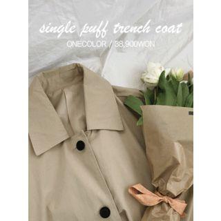 Drop-shoulder Mac Coat With Sash