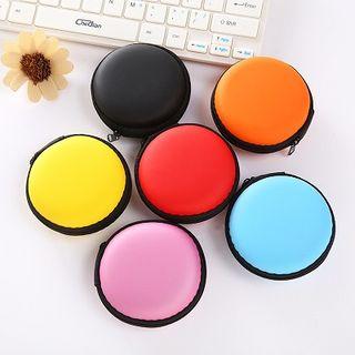 Round Zip Accessory Pouch