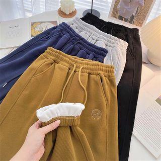 High-waist Fleece Pants
