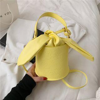 Cartoon Print Top Handle Bucket Bag