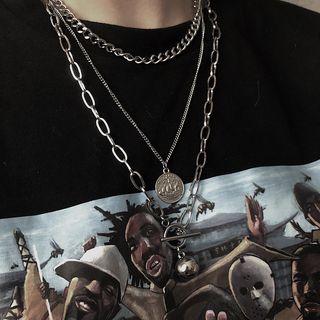 Multi-chain Necklace As Shown In Figure - One Size