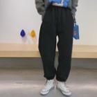 Fleece-lined Sports Gathered Cuff Pants