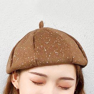 Dotted Beret Hat