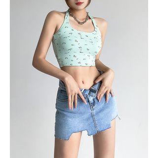 Floral Halter Top In 6 Colors