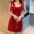 Tie-strap Bow One Piece