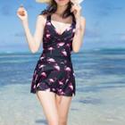 Bird Print Swimsuit