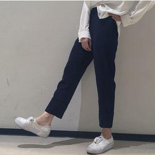Plain High Waist Pants