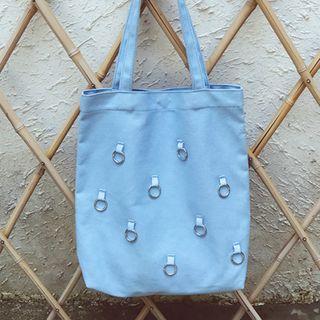 Hoop Detail Canvas Tote