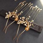 Traditional Chinese Faux Pearl Fringe Hair Stick / Set