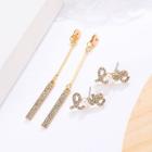 Rhinestone Lettering Earring