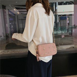 Embroidered Lace Crossbody Bag