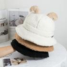Horned Fleece Bucket Hat