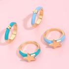 Set Of 4: Star Ring