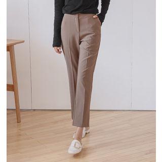 Semi Boot-cut Dress Pants In 2 Designs