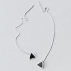 925 Sterling Silver Triangle Threader Earring