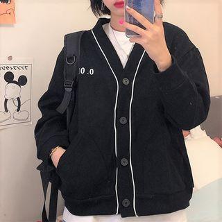 V-neck Button-up Cardigan
