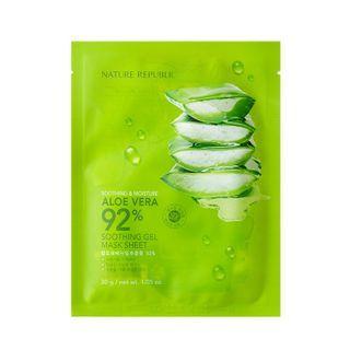 Nature Republic - Soothing & Moisture Aloe Vera 92% Soothing Gel Mask Sheet - 3 Types #01 Original