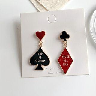 Suit Symbol Earring / Clip-on Earring