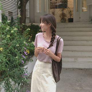 M Lange Pure Linen T-shirt
