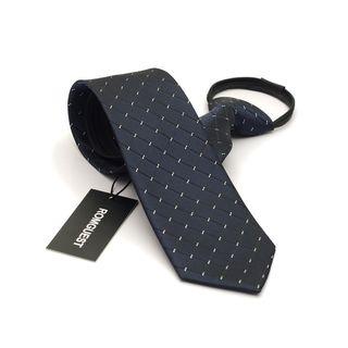 Pre-tied Neck Tie (7cm) Dark Blue - One Size