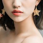 Star Embossed Earring