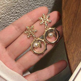 Embellished Earring 925 Sterling Silver - As Shown In Figure - One Size