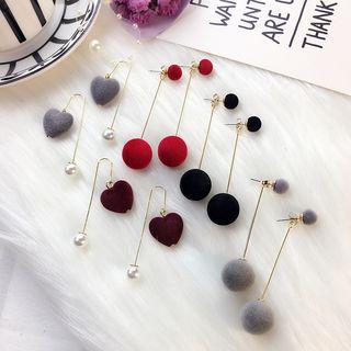 Fuzzy Ball Earrings