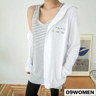 Sun-protection M Lange Hoodie For Curvy Women