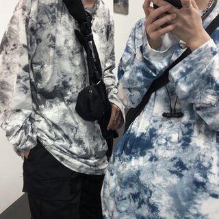 Couple Matching Tie-dye Oversize Top