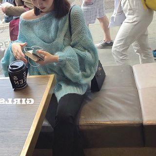 Mohair Cable Knit Sweater