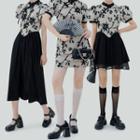 Short-sleeve Floral Qipao / A-line Dress (various Designs)