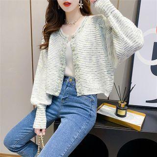 Cropped Tweed Cardigan