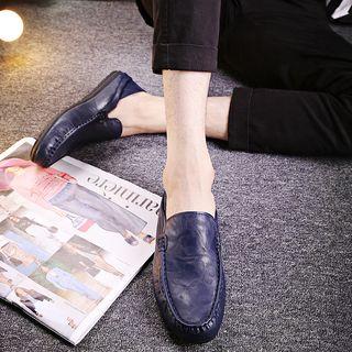 Faux Leather Driving Shoes