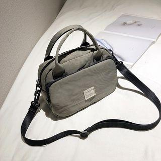 Nylon Zipper Crossbody Bag