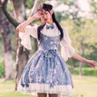 3/4-sleeve A-line Lolita Dress