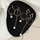 Non-matching Hoop Earring / Clip-on Earring