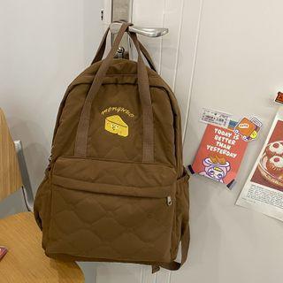 Cheese Plaid Backpack