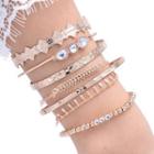 Alloy Rhinestone Bangle (various Designs) As Shown In Figure - One Size