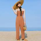Plain Wide Leg Jumpsuit