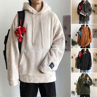 Fleece Plain Hoodie