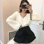 Fringed Trim A-line Skirt