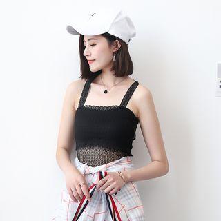 3/4-sleeve Double-layered Chiffon Blouse