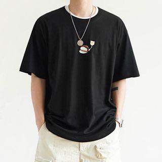 Cake Print Oversized Tee