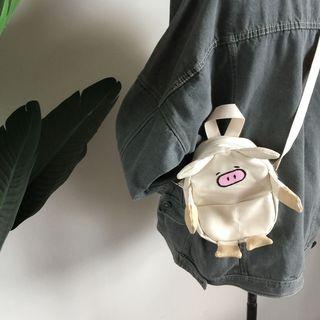 Animal Canvas Shoulder Pouch