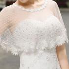 Lace Trim Capelet