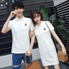 Couple Matching Short-sleeve Polo Shirt / Short-sleeve Polo Shirt Dress