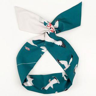 Bird Print Wired Headband