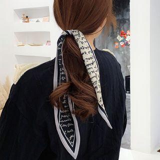 Floral Print Narrow Scarf