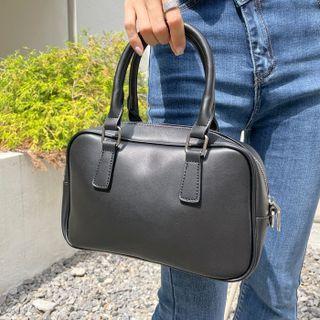 Plain Zipped Tote Bag